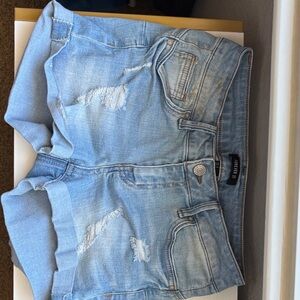 Forever 21 Light Blue Denim Shorts